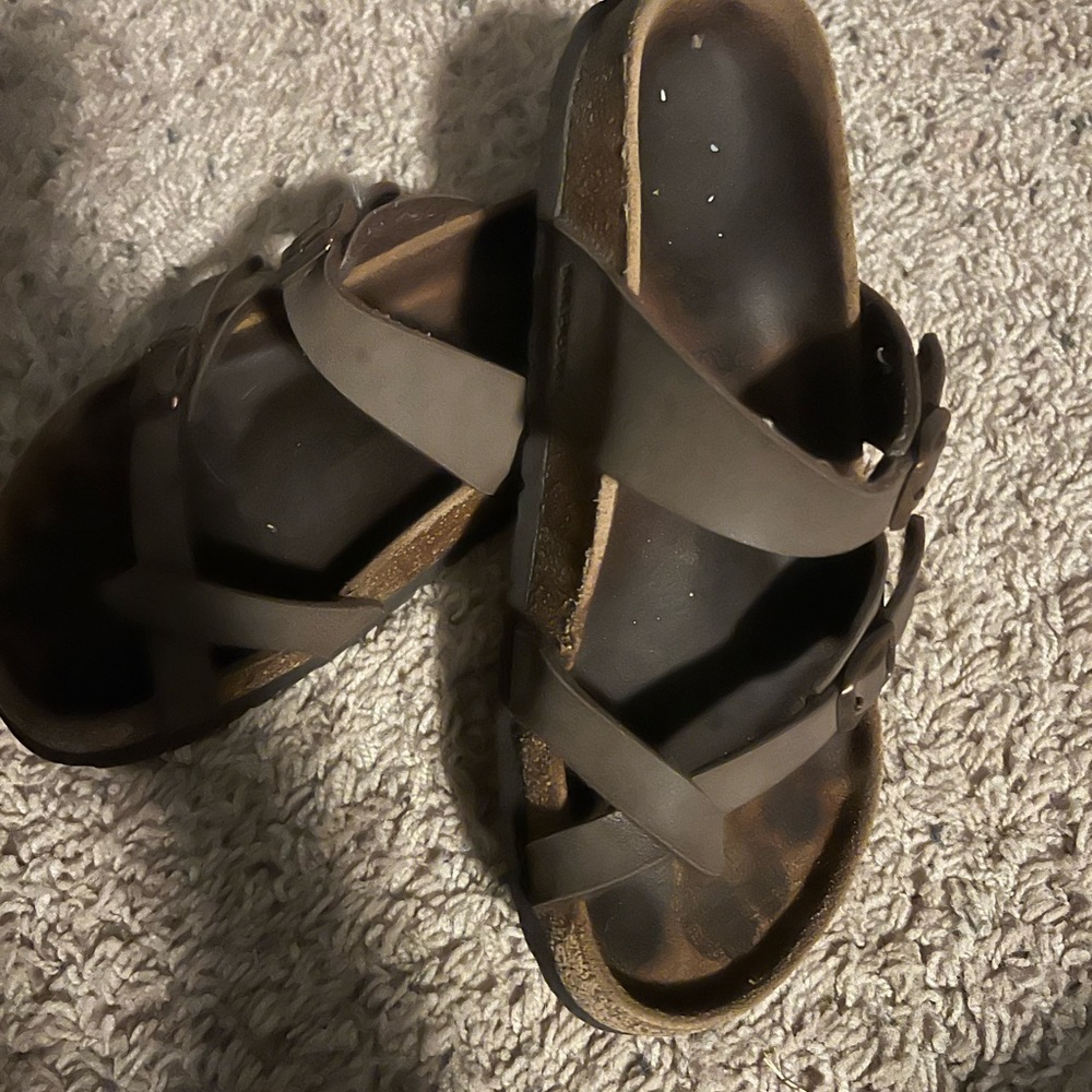 Birkenstocks, worn but not worn out still cute and comfy